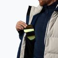 Men's ski jacket Rossignol Corduroy Down Bomber silver cloud/dark navy 10