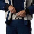 Men's ski jacket Rossignol Corduroy Down Bomber silver cloud/dark navy 14