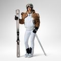 Women's ski trousers Rossignol JCC Softshell white 2