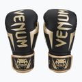 Venum Elite men's boxing gloves black and gold VENUM-1392