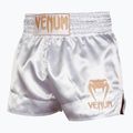 Men's Venum Classic Muay Thai training shorts white/gold