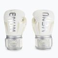 Venum Elite men's boxing gloves white and silver 1392-574