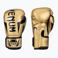 Venum Elite men's boxing gloves gold and black 1392-449