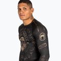 Venum Santa Muerte Dark Side men's longsleeve rashguard black/brown 3