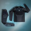 Venum Biomecha men's longsleeve rashguard black/grey 7