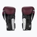 Venum Elite Evo burgundy/silver boxing gloves 2