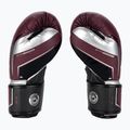 Venum Elite Evo burgundy/silver boxing gloves 3