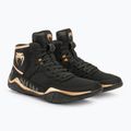 Venum Elite Wrestling boxing boots black/bronze 4