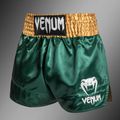 Men's training shorts Venum Classic Muay Thai green/gold/white 3