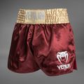 Menʼs training shorts Venum Classic Muay Thai burgundy/gold/white 3