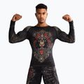 Venum Santa Muerte 5.0 Men's Long Sleeve Rashguard deep black/gold 4