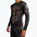 Venum Santa Muerte 5.0 Men's Long Sleeve Rashguard deep black/gold 5