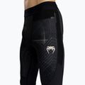 Men's training leggings Venum G-Fit Air Spats deep black/ desert sand 6