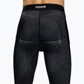 Men's training leggings Venum G-Fit Air Spats deep black/ desert sand 8