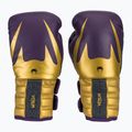 Venum Reverso Boxing Gloves dark purple/gold 2
