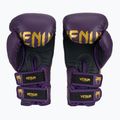 Venum Reverso Boxing Gloves dark purple/gold 3