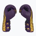 Venum Reverso Boxing Gloves dark purple/gold 4