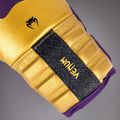 Venum Reverso Boxing Gloves dark purple/gold 4