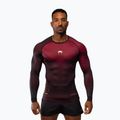 Men's training longsleeve Venum Tactical XT Rashguards black/burgundy/gold