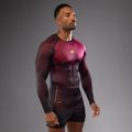 Men's training longsleeve Venum Tactical XT Rashguards black/burgundy/gold 3