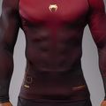 Men's training longsleeve Venum Tactical XT Rashguards black/burgundy/gold 5