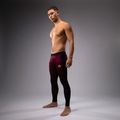 Men's training leggings Venum Tactical XT Spats black/burgundy/gold 4