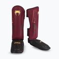 Women's tibia and foot protectors Venum Tactical XT Shinguards black/burgundy/gold 2