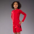 Venum Contender Rashguards Jr cherry red children's training longsleeve 4