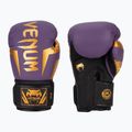 Venum Elite dark purple boxing gloves