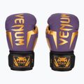 Venum Elite dark purple boxing gloves 2