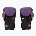 Venum Elite dark purple boxing gloves 3