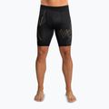 Men's training shorts Venum Serpenti Vale Tudo black/silver/gold