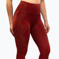 Women's training leggings Venum Serpenti burgundy/ivory 6