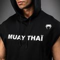 Men's sweatshirt Venum Boxing VT Sleeveless Hoodie black/white 5