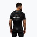 Men's training T-shirt Venum X WOW FC Rashguards black/silver grey 5
