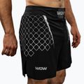 Men's training shorts Venum X WOW FC black/silver grey 5