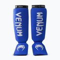 Foot and shin guards Venum Kontact Shin Guards royal blue/silver
