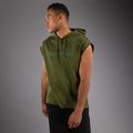 Men's sweatshirt Venum Muay Thai VT Sleeveless Hoodie military green 3