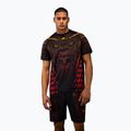 Men's T-shirt Venum Quetzal Fury Dry-Tech black/fury red/tangerine