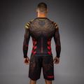 Men's longsleeve rashguard Venum Quetzal Fury Rashguard black/fury red/tangerine 3