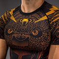 Men's rashguard Venum Quetzal Fury Rashguard black/fury red/tangerine 4