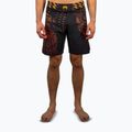 Men's training shorts Venum Quetzal Fury Fightshorts black/fury red/tangerine