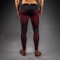 Men's training leggings Venum Quetzal Fury black/fury red/tangerine 3
