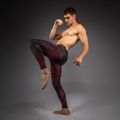 Men's training leggings Venum Quetzal Fury black/fury red/tangerine 5