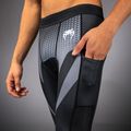 Men's training leggings Venum No Gi Spats black/silver grey 5