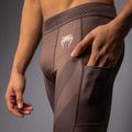 Men's training leggings Venum No Gi Spats chocolate brown 5