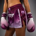 Women's training shorts Venum Iris Muay Thai plum/white 6