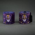 Boxing wraps Venum Santa Muerte Handwraps 450 cm dark purple 2