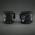 Boxing wraps Venum Santa Muerte Handwraps 250 cm black/white 2