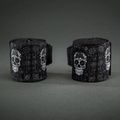 Boxing wraps Venum Santa Muerte Handwraps 400 cm black/white 2